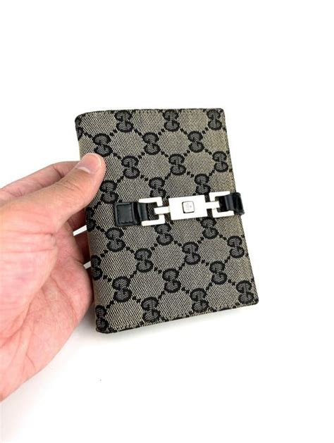 gucci monogram bifold wallet|gucci bifold wallet women.